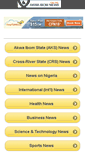 Mobile Screenshot of akwaibomnewsonline.com