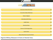 Tablet Screenshot of akwaibomnewsonline.com